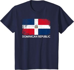 Camisetas sueltas para hombre, Camiseta con estampado de bandera dominicana de verano, camiseta de manga corta de calle, ropa de algodón, camisetas con logotipo personalizado para hombre, camisetas calientes - Product Image 1