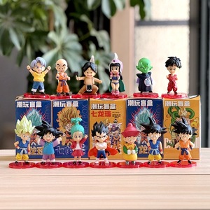 Ensemble de figurines PVC en boîte mystère, anime japonais tendance, Goku, Gohan, <span class=keywords><strong>Vegeta</strong></span>, <span class=keywords><strong>Bulma</strong></span>, Piccolo - Product Image 3