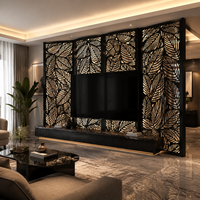 Diviseur de paroi WPC moderne pour intérieur, design élégant, résistant à l'humidité, facile d'entretien, pour salon et bureau