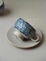 Tasse à café en céramique artisanale, en poterie rustique, de style classique, écologique, résistante à la chaleur, de qualité alimentaire, pour la maison, l'hôtel, le restaurant, le bureau