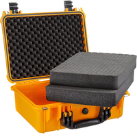 Boîte à outils portable avec éponge antichoc, étanche de grade IP67, étui rigide étanche avec insert en mousse