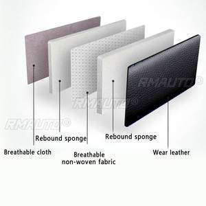 1/2PCS Universal Luxury PU Leather Front Car Seat <b>Cover</b> 5D Cushion <b>Protector</b> Non-Slip Mat Waterproof for Lada for Ford for BMW - Product Image 4