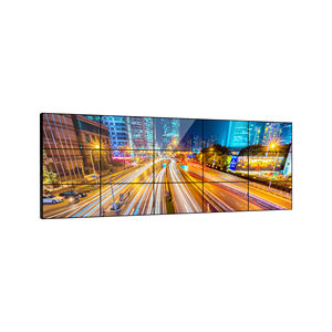 Pantalla LCD Ultra Delgada 4K de <span class=keywords><strong>55</strong></span> <span class=keywords><strong>Pulgadas</strong></span> para Publicidad, Panel de Empalme para Video Wall Interior, Gráficos para Metro, Aeropuerto, Tiendas Minoristas y Centros Comerciales - Product Image 2