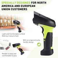 Lector de Códigos de Barras Portátil de Alto Rendimiento JR SL3678D, Escáner de Códigos QR 2D con Conexión por Cable y Bluetooth para Inventario de Almacén