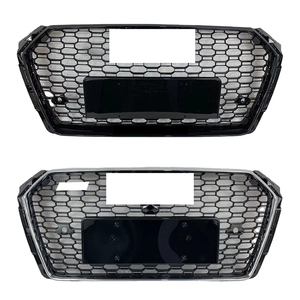 Kit de carrocería de coche más vendido, rejilla de panal de parachoques delantero ABS para <span class=keywords><strong>Audi</strong></span> <span class=keywords><strong>A4</strong></span> S4 <span class=keywords><strong>B9</strong></span>, actualización a RS4 Style 2017-2019 - Product Image 1