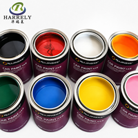 Ruijing 2K Cat Semprot Akrilik Solid Auto Paint Daya Rekat Kuat Tahan Gores Cat Refinishing Mobil Berbagai Warna Solid untuk