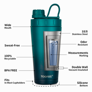 Botella <span class=keywords><strong>de</strong></span> agua reutilizable <span class=keywords><strong>de</strong></span> acero inoxidable <span class=keywords><strong>de</strong></span> 20oz sin BPA, botella coctelera <span class=keywords><strong>de</strong></span> proteína <span class=keywords><strong>de</strong></span> entrenamiento <span class=keywords><strong>de</strong></span> gimnasio TOOFEEL <span class=keywords><strong>de</strong></span> 20oz para batidos <span class=keywords><strong>de</strong></span> proteínas - Product Image 3