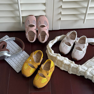 <span class=keywords><strong>Scarpe</strong></span> da Balletto Mary Jane Estive per Ragazze, Stile Coreano, con Pannello in Rete Traspirante, Chiusura a Strappo, Suola Morbida Antiscivolo - Product Image 4