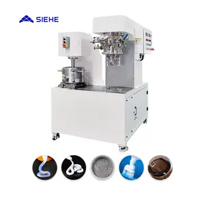 SIEHE Lab Viscous Mixer Silicone Mixing Machine Lab Dual Planetary Mixer with Press