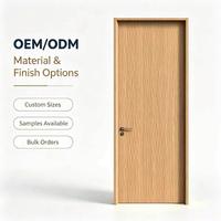 Porte battante intérieure contemporaine en bois sculpté décoratif, insonorisée, en polymère, pour hôtel et résidence, OEM ODM