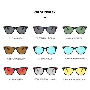 Lunettes de soleil photochromiques polarisées unisexe <span class=keywords><strong>BOOM</strong></span> pour homme, vision nocturne, protection UV400 CE, monture PC, lot de 5 - Product Image 6