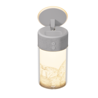 Cadeaux parfaits pour Noël, anniversaire, anniversaire de mariage, enceinte transparente avec motifs personnalisables, lampe, chargeur sans fil