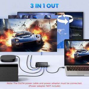 Conmutador HDMI SYONG de Alto Rendimiento 4K30Hz 3 en 1 Salida, HDCP 1.3, HDMI 1.4, <span class=keywords><strong>HDR</strong></span>, Control Remoto IR Compatible con MacBook/PS5/Xbox/Laptop - Product Image 6