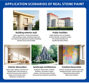 Nueva Tendencia en Pintura para Paredes Exteriores con Cristales Crown, Pintura de Color Natural para Revestimiento de Piedra, Pintura Duradera Antimoho, Revestimiento Artístico para <span class=keywords><strong>Pintar</strong></span> Piedra - Product Image 6