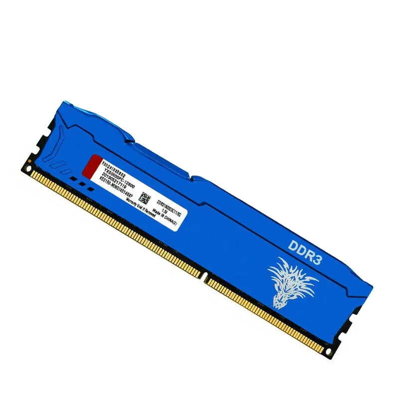 Mavi DDR3 RAM 8GB 1600MHZ 1866MHZ 240Pin CL11 DIMMPC3-12800 bilgisayar masaüstü RAM bellek 1.5V bilgisayar parçaları memoria