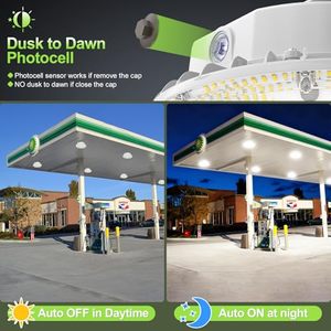 Lámpara LED para Gasolinera/Estación de Servicio, 14000LM, IP65, 60-100W, Certificación ETL/DLC, Garantía de 5 Años, Luz de Techo Empotrada para Paisajismo - Product Image 5