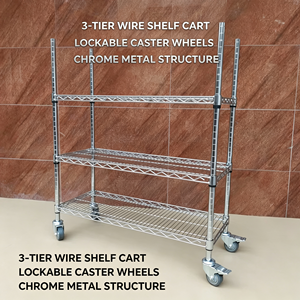 Cold <b>Rolled</b> Steel Stackable Design Removable Casters Modular Custom Layout Modular Storage Rack With Industrial Wheels Pro <b>Kit</b> - Product Image 6