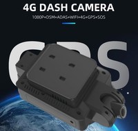 Sertifikat BIS AI Kamera Dashcam 4 Saluran 4G ADAS untuk Truk Bus