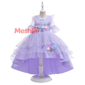 Robe de princesse magique de luxe pour petites filles, déguisement de cosplay pour fête d'Halloween, collection MS Hot Sale - Product Image 1