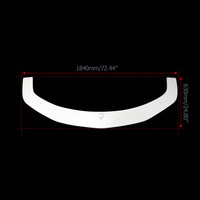 EPR Extension de lèvre avant en fibre de verre de haute qualité pour Subaru Impreza WRX VAB VAF VRS 14-18 Arising II JDM 195*60*10 B-VAB-FLX-VRSA1