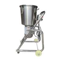 ITO Commerciële Elektrische Voedselsnijder/Hakselaar 50L Groente- & Fruitsausmachine met 4500W Motor, Voedselveilige 304 RVS