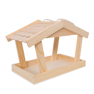 Caja para Pájaros Grande, Ecológica, Moderna, de Madera Pulida, Modelo Changzhou, para Jardín, Árboles, Decoración Navideña, Regalo - Product Image 1