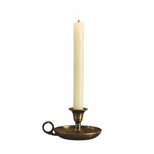 Luxury Brass <b>Candlestick</b> <b>Holder</b> With Tray Heat Resistant For Home Decoration Handmade Candle Taper On Sale - Product Image 1