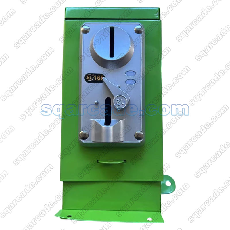 Caja de hierro verde sin cajón