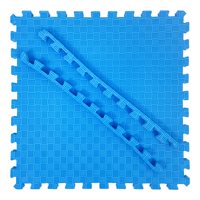 Heimfitness-Puzzlematte EVA-Schaum Ineinandergreifende Wasserdichte Trainingsbodenplatten für Heimtrainingsgeräte