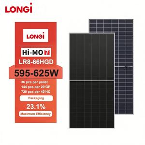 Longi แผงโซลาร์เซลล์ Hi-Mo 9 LR8-66HYD 635-670ม. N-Type BC เทคโนโลยี BC แบบสองหน้า640W 645W 650W 660W สำหรับเชิงพาณิชย์ - Product Image 4