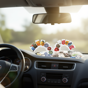 Désodorisant de voiture économique en plastique, diffuseur de parfum pour grille d'aération, 15g, portable, évaporation naturelle, sans électricité, aromathérapie - Product Image 3