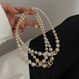 Collares de Perlas de Agua Dulce para Mujer, Gargantilla de Aleación, Diseño de Moda 2025 - Product Image 6