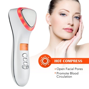 Hot and Cold Face Massager Vibrating Skin Tightening Facial <b>Machine</b> Lift Firming Relieving Electric Sonic Portable Face Lifting - Product Image 4