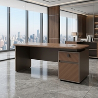 Bureau d'ordinateur simple et moderne pour employé, poste de travail, mobilier de bureau pour usage professionnel