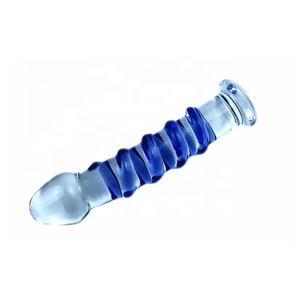 Heißer Verkauf Kristall Boro silikat Glas Sexspielzeug weibliche <span class=keywords><strong>Penis</strong></span> Stimulation G-Punkt Massage gerät hitze beständige Glas dildo Homosexuell Spielzeug - Product Image 3