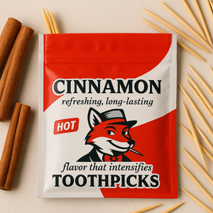 ไม้จิ้มฟันอบเชยร้อน-ไม้จิ้มฟันรส-ดูแลช่องปาก - Product Image 1