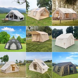 Tienda de campaña inflable Impermeable Glamping Tiendas Sun Shelter Fácil instalación Tiendas Oxford al aire libre - Product Image 6