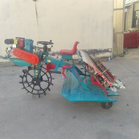 Paddy Transplanter 4 et 6 Rangées Plateaux De Semis De Riz Planteur Diesel Marche Semoir Planteuse Au Vietnam