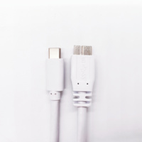 Câble de données USB 3.0 Type-C Micro B mâle 30/28/26 AWG, blindage tressé en cuivre pur, charge rapide 3A, PVC, ordinateur, imprimante