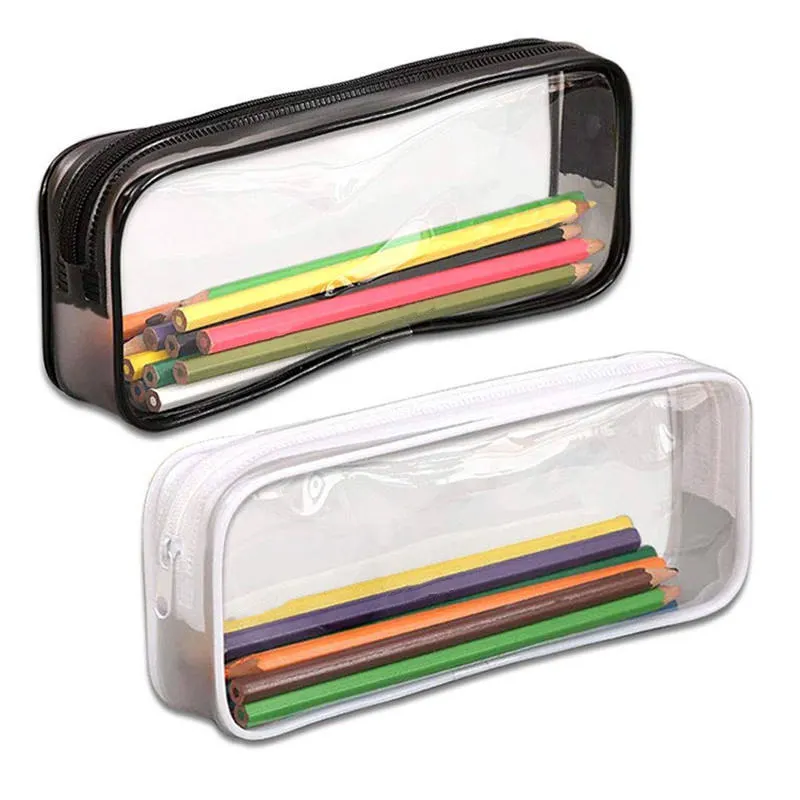 Large Pencil Case Organization Storage Big Capacity Storage Pen Bag Pouch Stationery Organizer with Durable Zipper