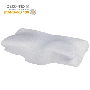 Oreiller orthopédique cervical ergonomique en mousse à mémoire de forme Wave Tissu certifié Oeko-Tex Support de tête de lit de sommeil sain pour personnalisé - Product Image 3