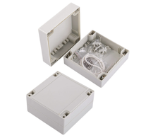 Boîte de jonction étanche IP65 en ABS Sanhe, modèle 11-53, 120x120x60mm, gris clair, pour instruments électroniques