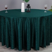 Vente en gros de nappes Jacquard rondes rectangulaires pour événement, couverture de table damassée pour événement, hôtel, mariage, fête d'anniversaire