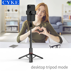 CYKE-Palo de selfi telescópico plegable, trípode con <span class=keywords><strong>Bluetooth</strong></span> inalámbrico, palo de selfi portátil de mano con Control remoto L12 - Product Image 2