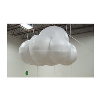Vente chaude 2025 Nuage gonflable géant, Ballon nuage gonflable LED pour la décoration
