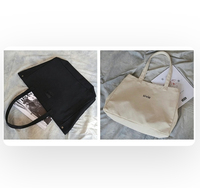 Tas Tote Kanvas Kapasitas Besar, Tas Selempang Santai Kasual, Tas Belanja Harian Serbaguna, Logo Custom Grosir untuk Perjalanan dan Aktivitas Luar Ruangan