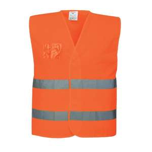 PORTWEST - C494ORRS/M Gilet orange à demi-maille haute visibilité-EAN 5036108185634 HI-VIS WORKWEAR - Product Image 1