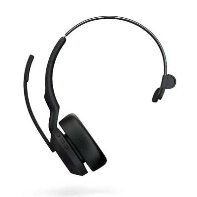 Evolve2 55 Mono Headset USB-A USB-C ANC Wireless Single Ear Headphone With Mic for Office Call Center Teams Meeting