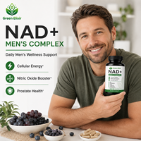 Complexe NAD Plus Haute Puissance pour Hommes 1000mg - Soutien Premium pour l'Énergie Cellulaire et Anti-Âge - Vente en Gros OEM - 60 Capsules Végétales