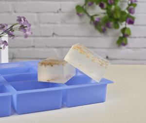 Bán buôn hình chữ nhật Silicone xà phòng khuôn Ổ khuôn kích thước lớn Ống công cụ nướng 12 khoang vuông handmade nến trang trí thủ công - Product Image 5